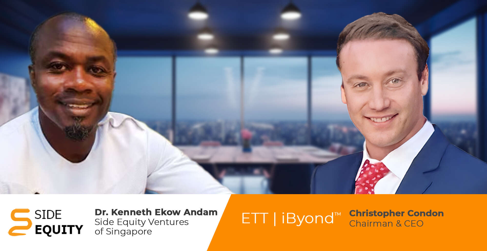 Christopher Condon, Chairman and CEO of ETT | iByond, Joins Side Equity Ventures to Lead AI Investment Portfolio
